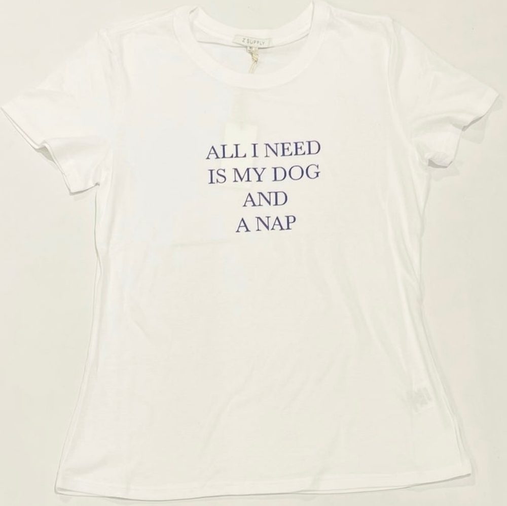 "All I Need Is My Dog and a Nap" Graphic Tee